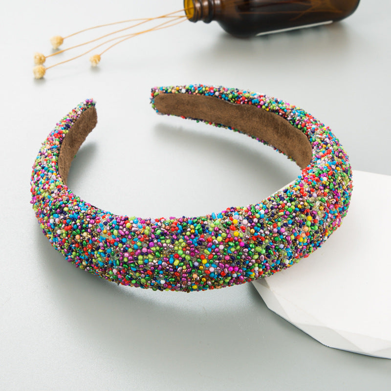 Wholesale Heming headband sponge wide brim headband